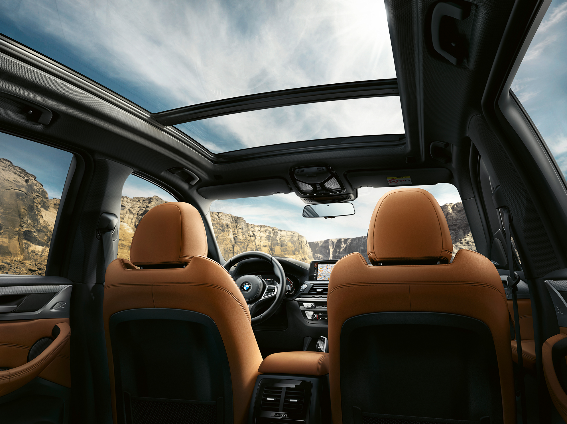 BMW X3 M40i, unutarnji prikaz kokpita BMW X3 M40i, unutarnji prikaz kokpita