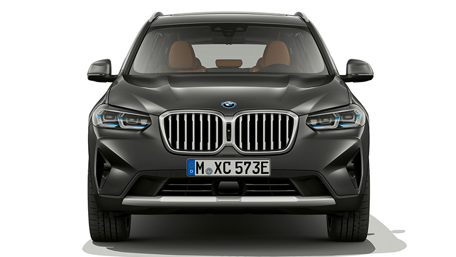BMW X3 G01 Sophisto Grey dizajn prednjeg dijela 2021 BMW X3 G01 Sophisto Grey pogled izbliza na dizajn prednjeg dijela 2021