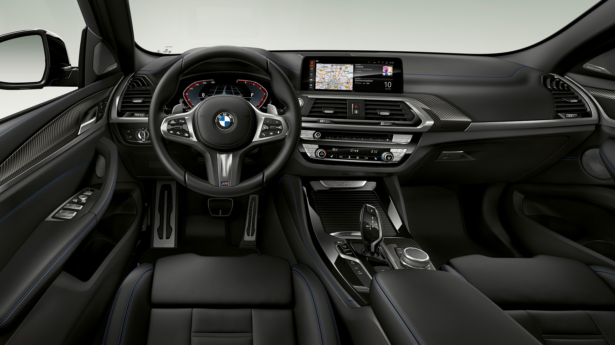 Kokpit BMW X4 Model M Sport Kokpit BMW X4 xDrive30i Model M Sport G02 2018 unutrašnjost