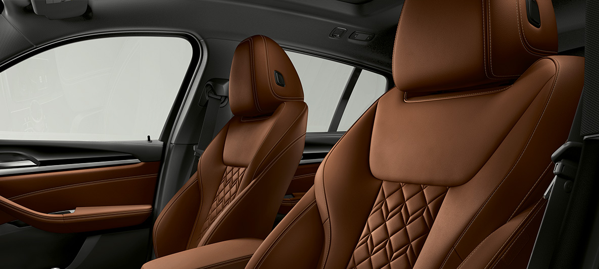 BMW Individual vrhunska koža ‘Merino’ Tartufo BMW X4 BMW Individual vrhunska koža ‘Merino’ Tartufo BMW X4 G02 2018 unutrašnjost