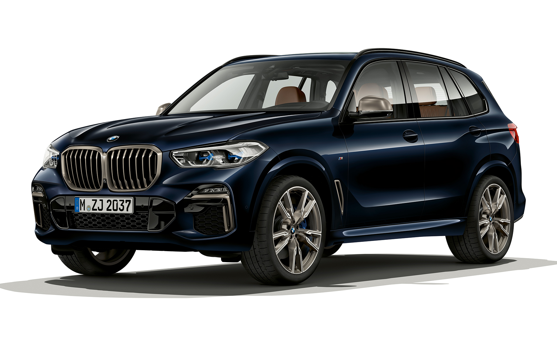 BMW X5 M50d prednji kraj Noćni prikaz prednjeg kraja BMW-a X5 M50d