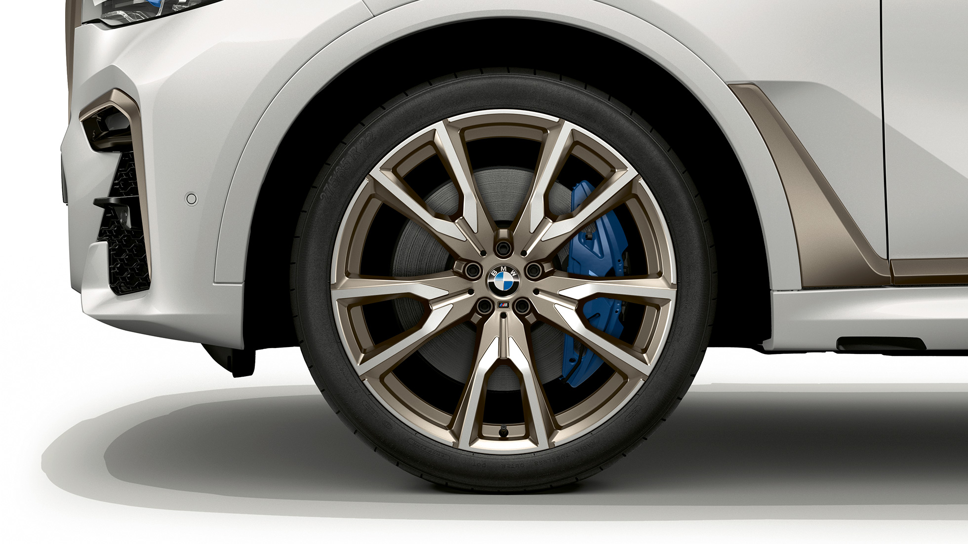 BMW X7, BMW X7 M50d lakometalni kotači Detaljan prikaz lakometalnih kotača BMW-a X7 s BMW X7 M50d značajkama