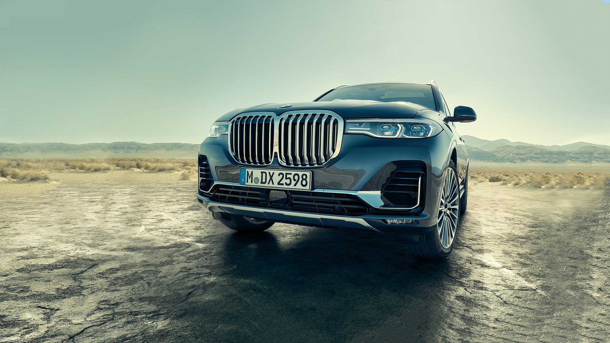 Vanjština BMW-a X7 Vanjština BMW-a X7: prikaz sprijeda