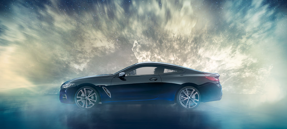 BMW Individual M850i NIGHT SKY, bočni prikaz BMW Individual M850i NIGHT SKY u statičnom bočnom prikazu