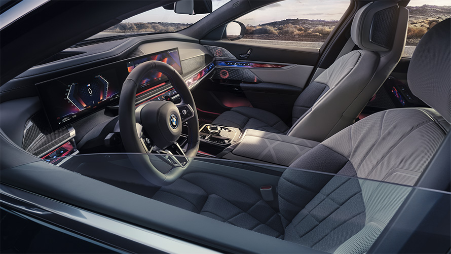 BMW Individual full koža ‘Merino’ fino zrnata Fjord Blue/Black