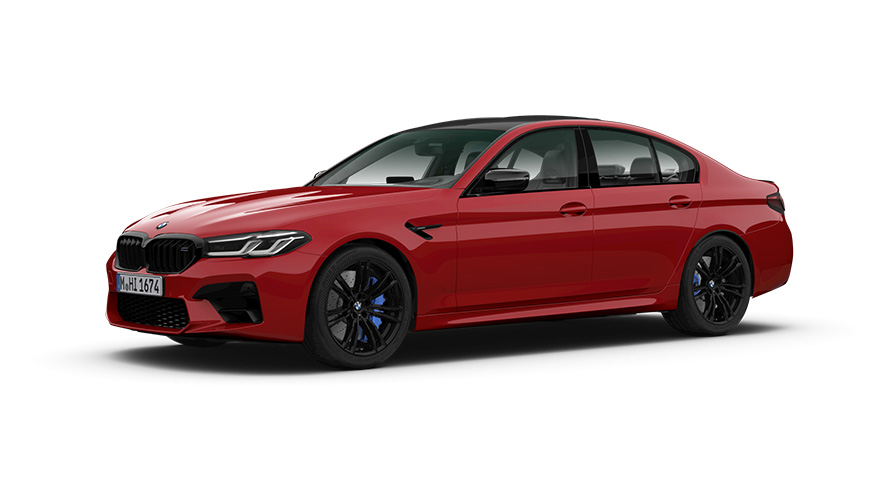 BMW M5 Competition F90 2018 tročetvrtinski pogled s boka BMW M5 Competition F90 2018 tročetvrtinski pogled s boka