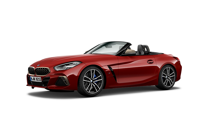 BMW Z4 M40i Roadster G29 2018 tročetvrtinski pogled s boka BMW Z4 M40i Roadster G29 2018 tročetvrtinski pogled s boka