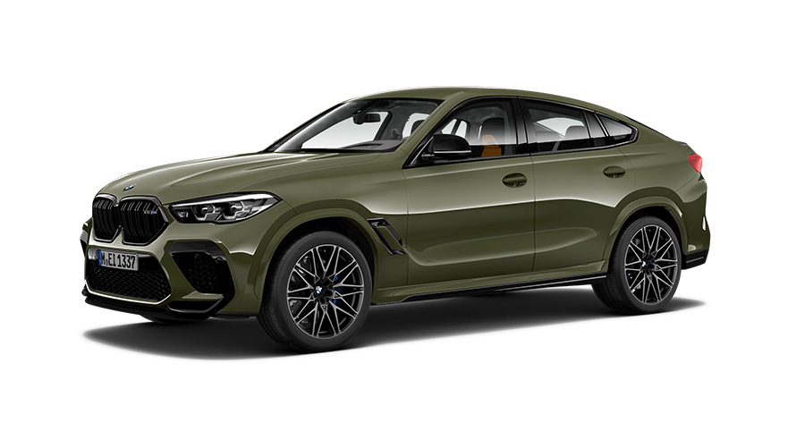 BMW X6 M Competition G06 2019 tročetvrtinski pogled s boka BMW X6 M Competition G06 2019 tročetvrtinski pogled s boka