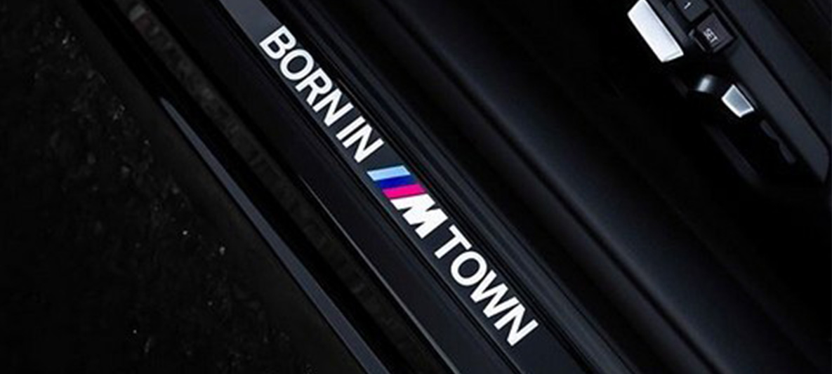 BMW Individual pragovi vrata BMW M Town izbliza BMW Individual pragovi vrata BMW M Town izbliza