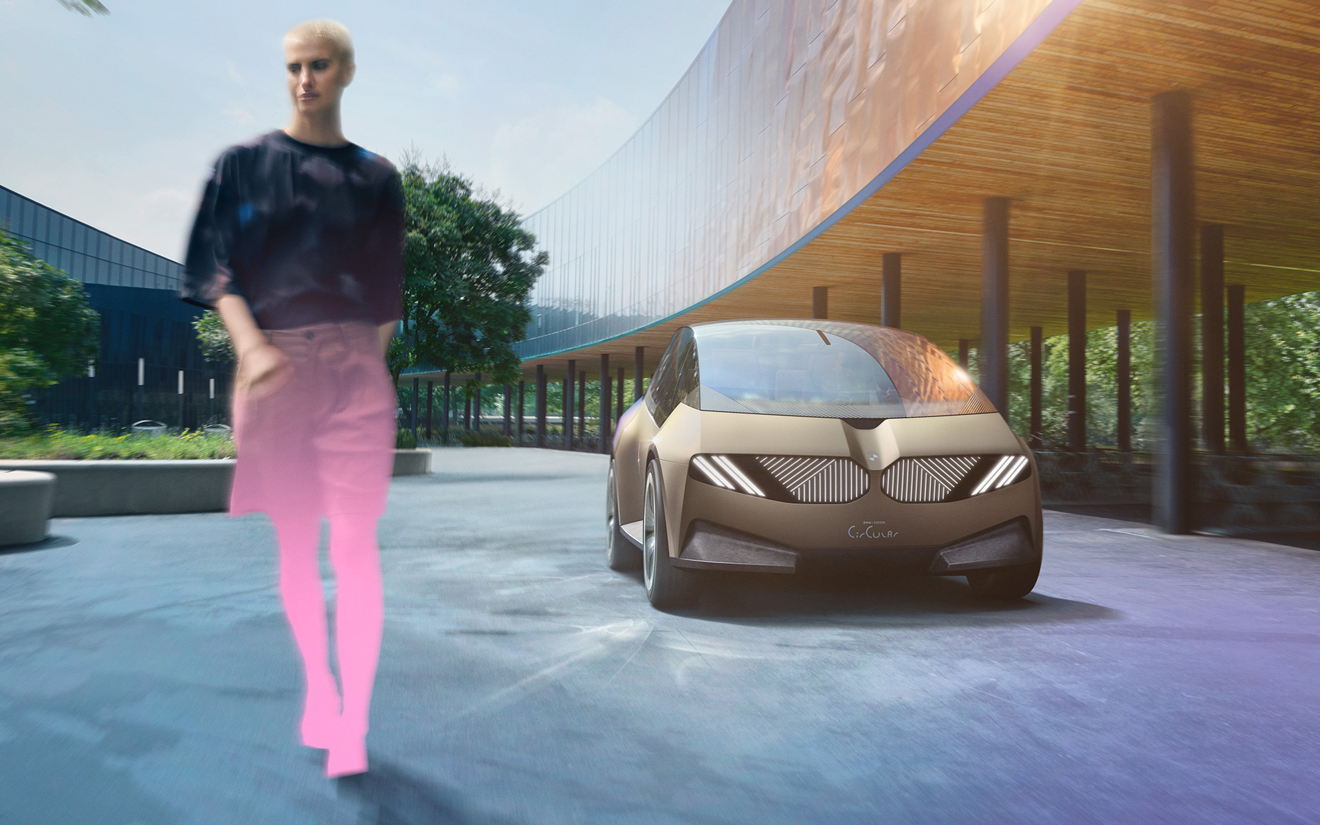 BMW i Vision Circular 2021 vizionarski automobil dojam 1