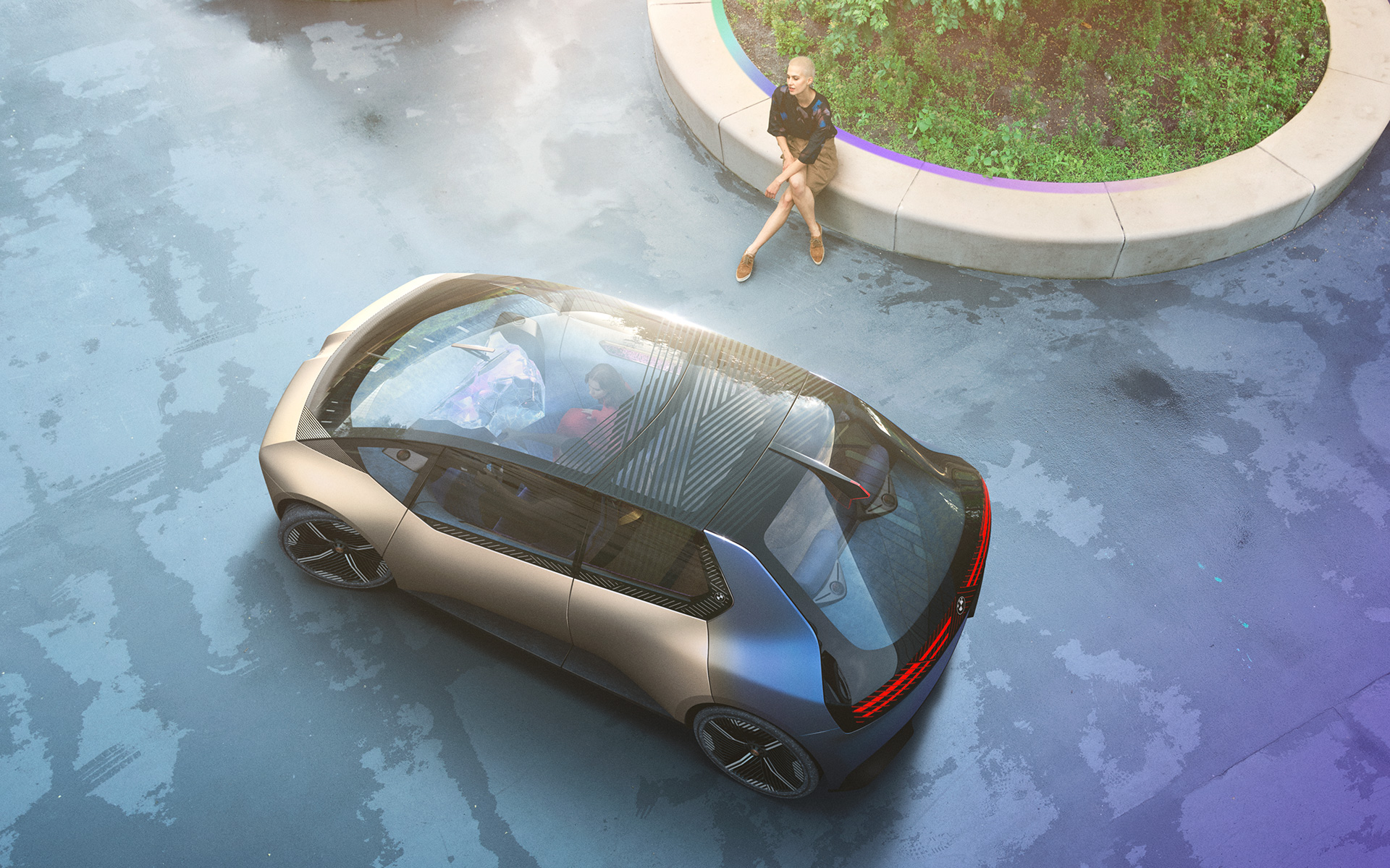 BMW i Vision Circular 2021 vizionarski automobil dojam 2