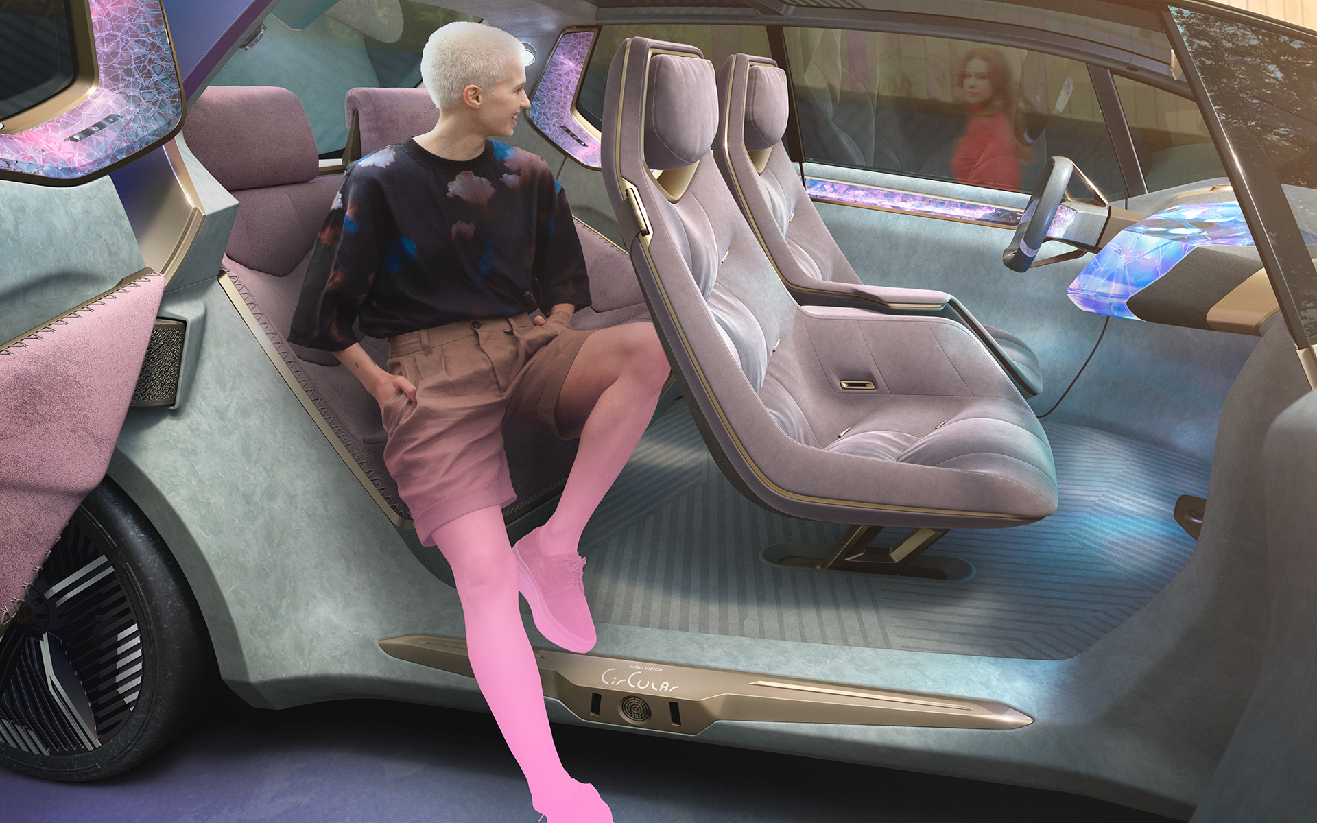BMW i Vision Circular 2021 vizionarski automobil dojam 3