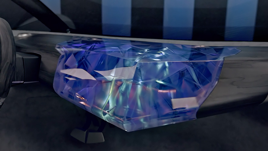 Video dizajn unutrašnjosti instrumentna ploča kao lebdeća skulptura BMW i Vision Circular 2021 BMW i Vision Circular 2021 vizionarski automobil dizajn unutrašnjosti instrumentna ploča kao lebdeća skulptura video