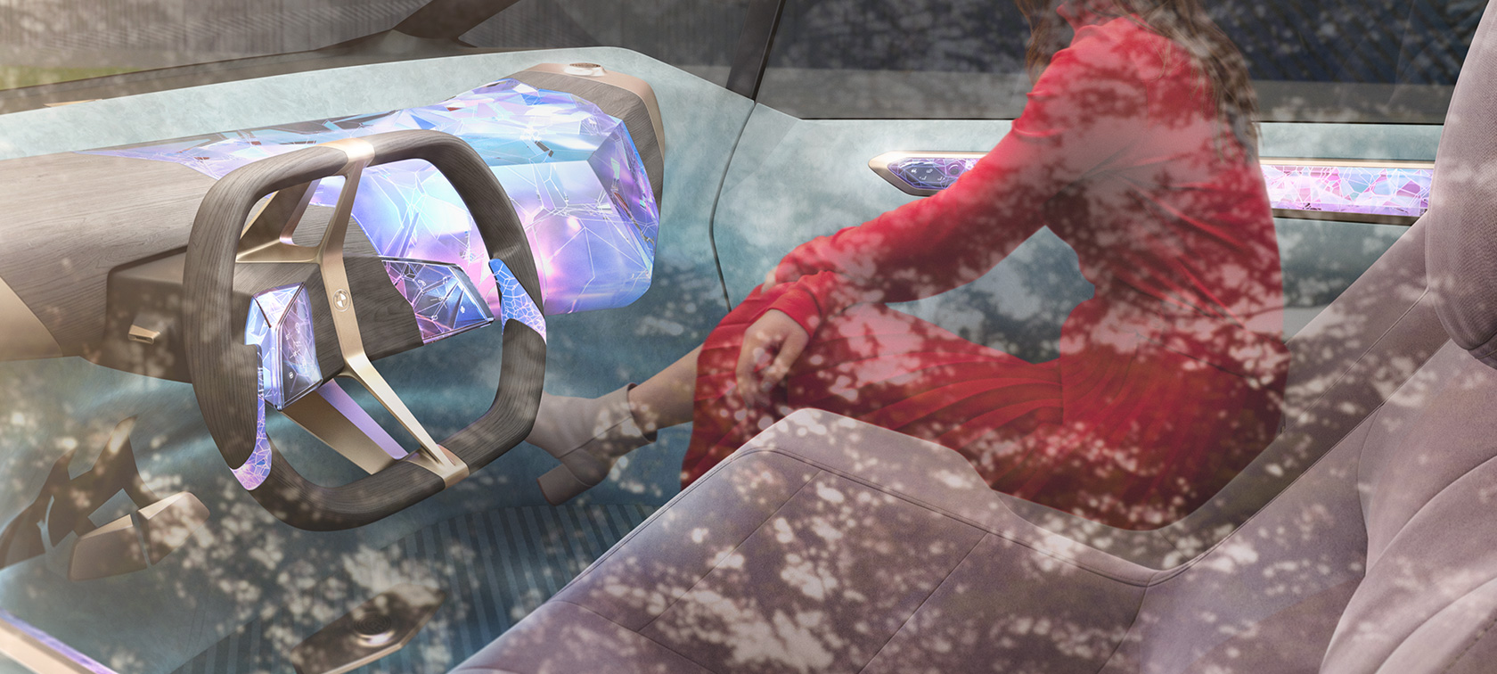 BMW i Vision Circular 2021 dizajn unutrašnjosti BMW i Vision Circular 2021 vizionarski automobil dizajn unutrašnjosti