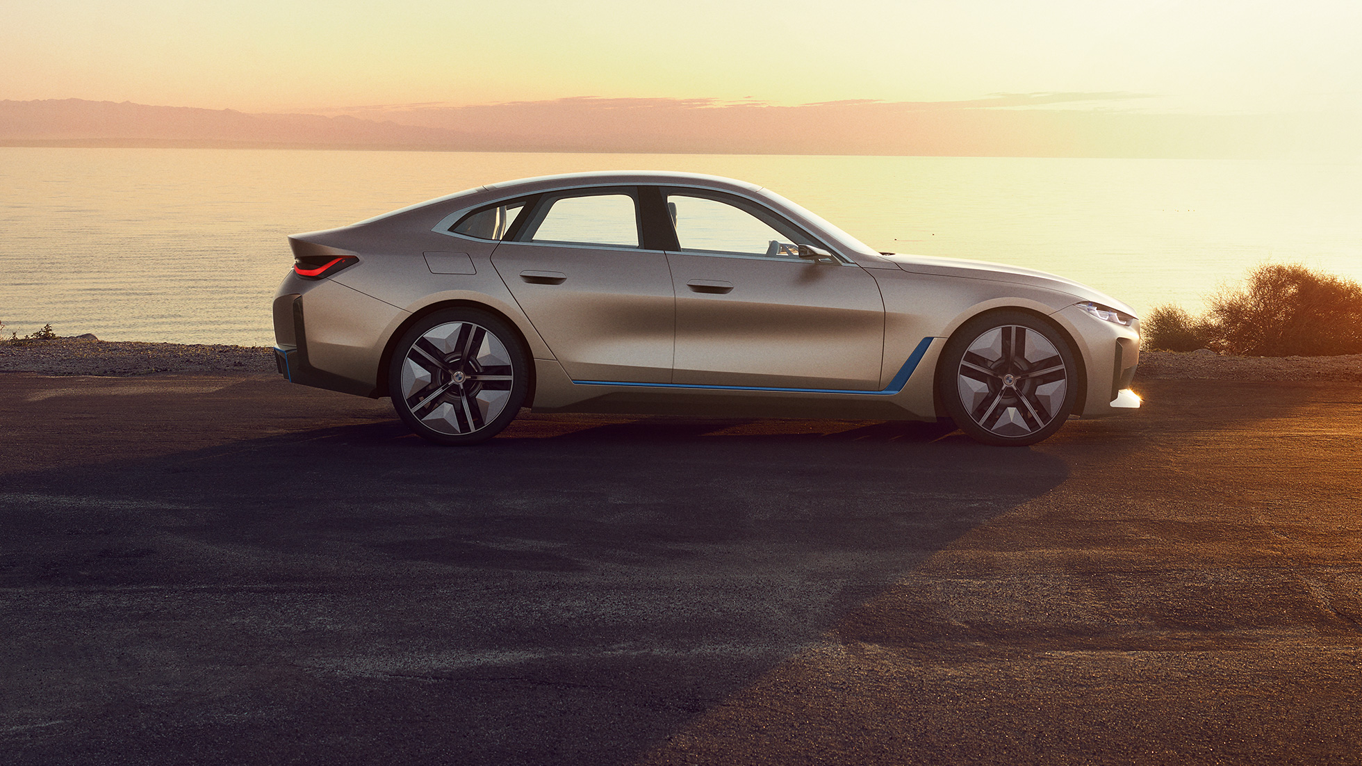 Vanjština BMW Concept i4 2020 G26 BMW Concept i4 2020 G26 Električni automobil potpuno na struju BMW Gran Coupé vanjština
