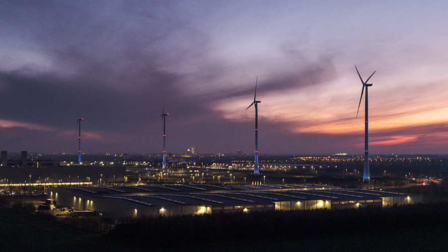 Snaga vjetra BMW Sustainability BMW Održivost energija vjetra Prostori tvornice BMW u Leipzigu četiri vjetroturbine