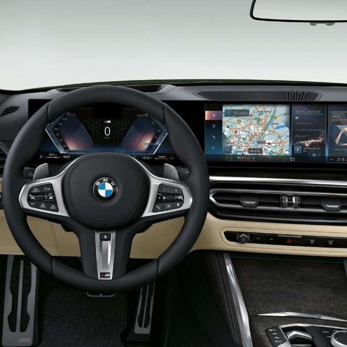BMW serije 4 Cabrio G23 2020 Model M Sport unutrašnjost kokpit