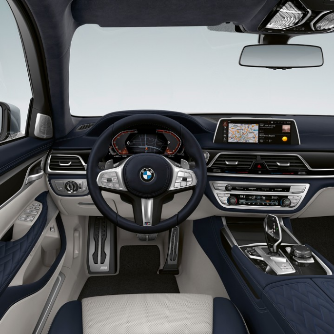 M Sport paket BMW-a serije 7 Limuzina, unutrašnjost Unutrašnjost M Sport paketa BMW-a serije 7 Limuzina